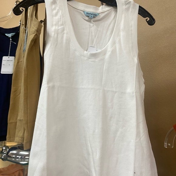 Nostalgia cotton ribbed tank top many sizes and colors - Picture 1 of 15